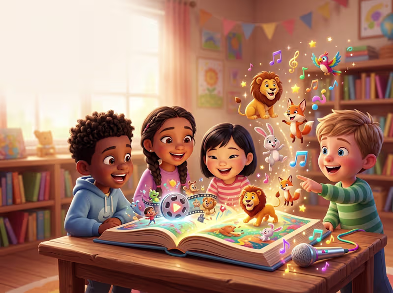 Cover image for Children’s Book  Songs & Animated Videos 