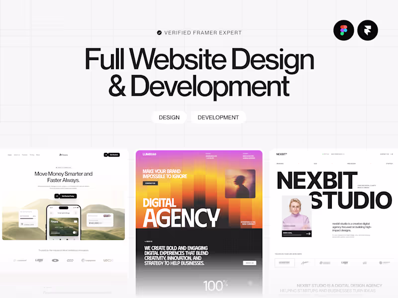 Cover image for Framer Website - Design & Development