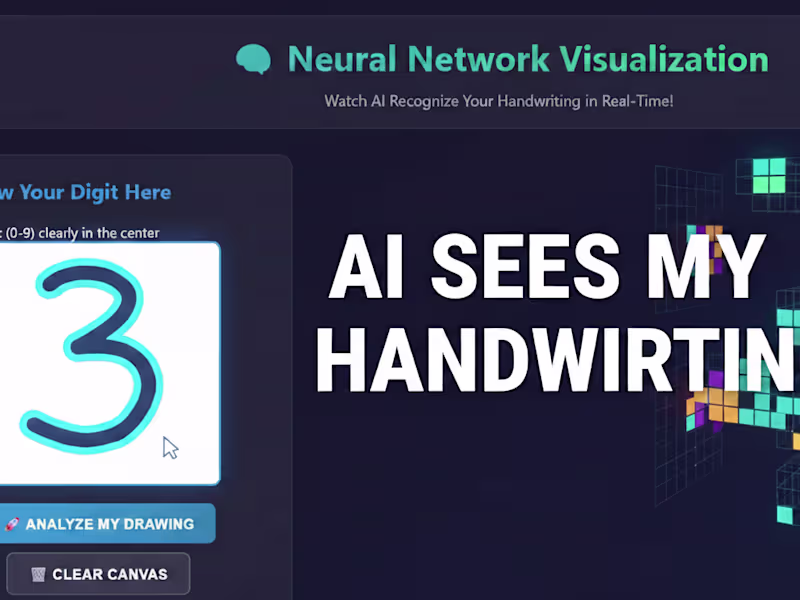 Cover image for  A Neural Network Visualization