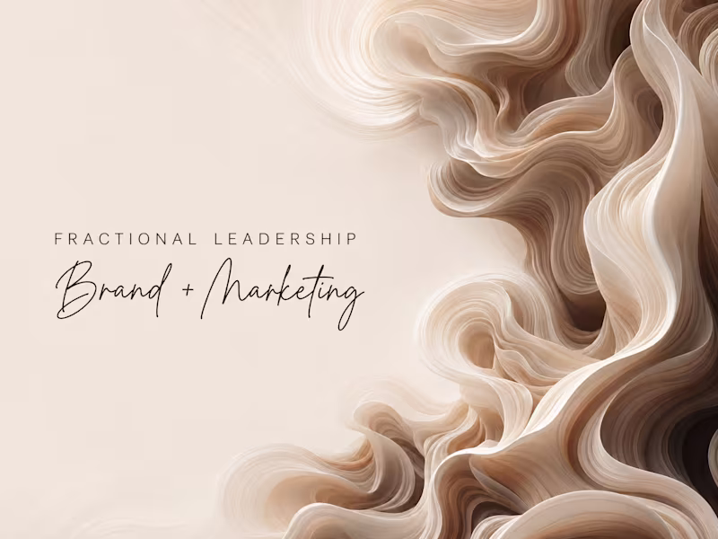 Cover image for Fractional Brand & Marketing Leadership