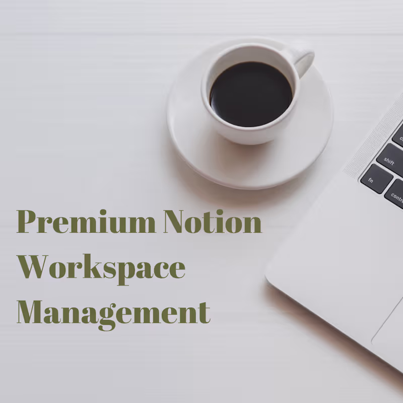 Cover image for Premium Notion Workspace Management