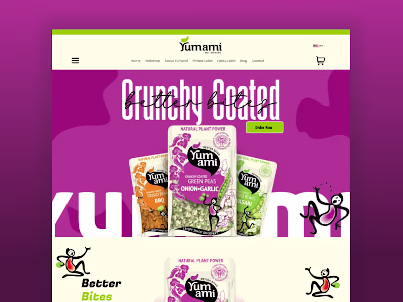 Cover image for Yumami Landingpage