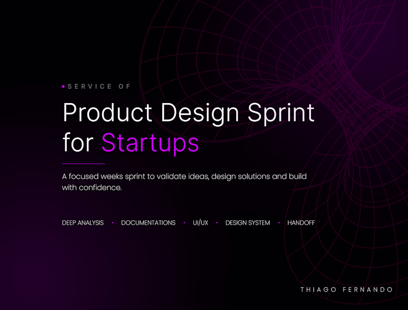 Cover image for Product Design Sprint for Startups