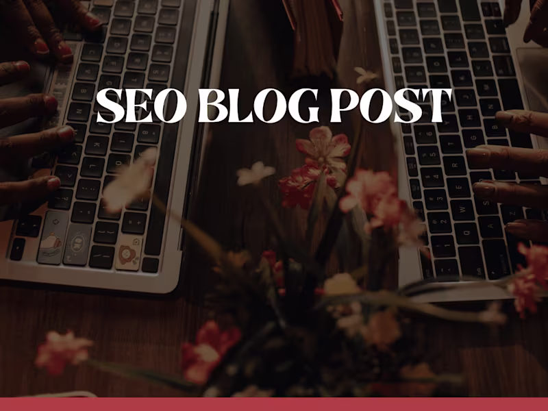 Cover image for SEO Blog Writing
