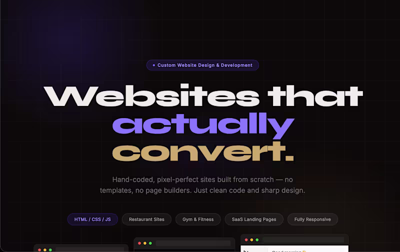 Cover image for Local Business Website Cleanup & Redesign
