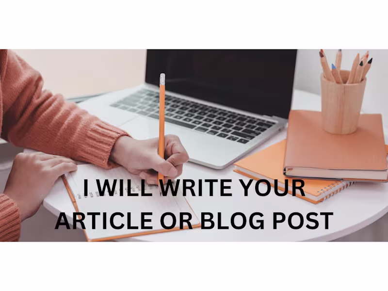 Cover image for 4 Articles or Blog Posts