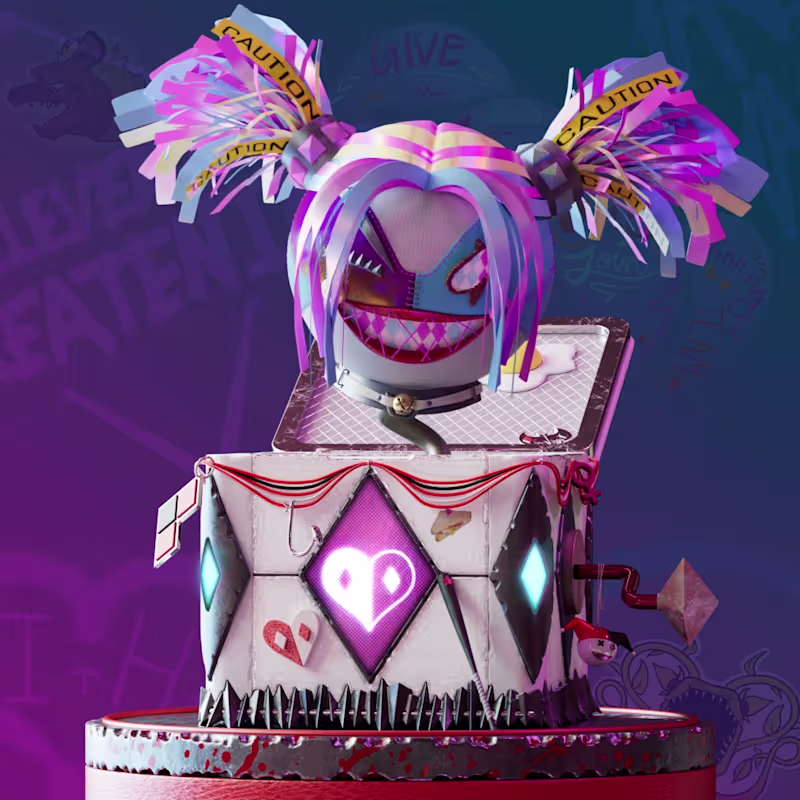 Cover image for harley quinn’s fab & charm offensive