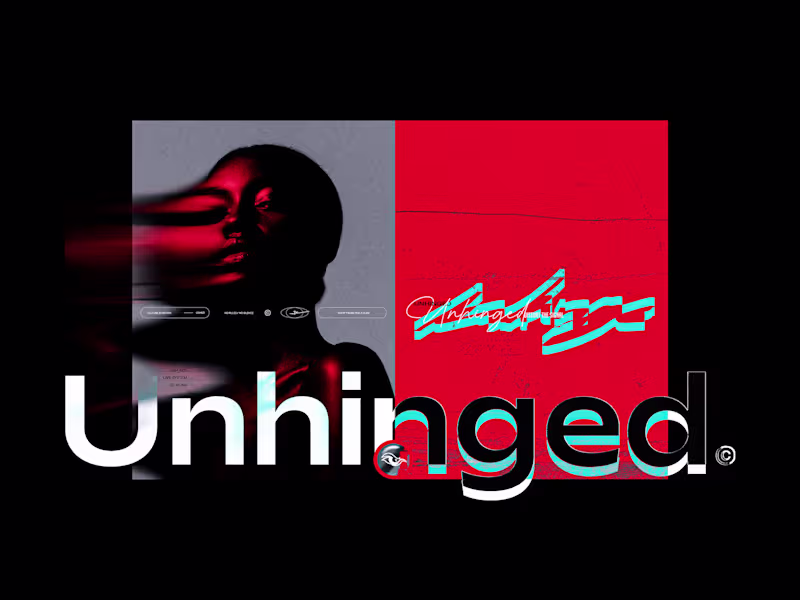 Cover image for UNHINGED©2026

Visual Identity Design for a