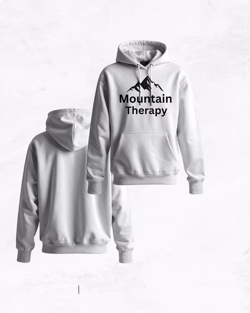 Cover image for The Mountain Therapy hoodie embraces