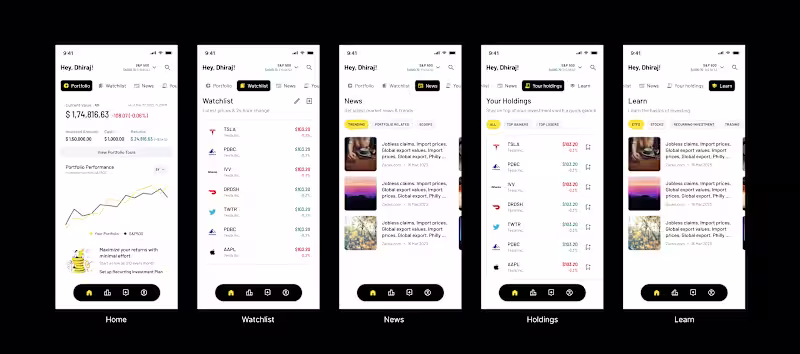 Cover image for Investment App Design