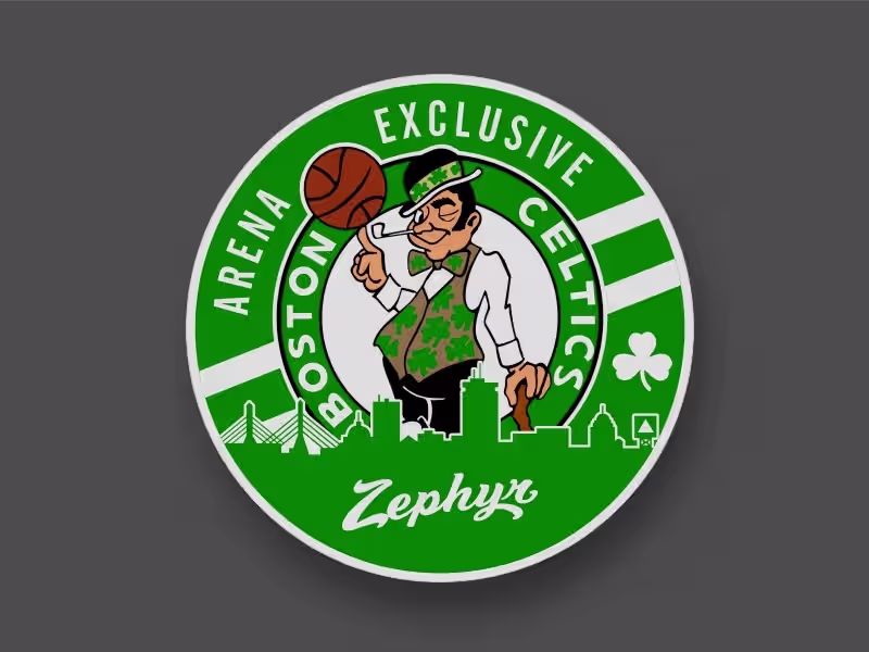 Cover image for Celtics Sticker