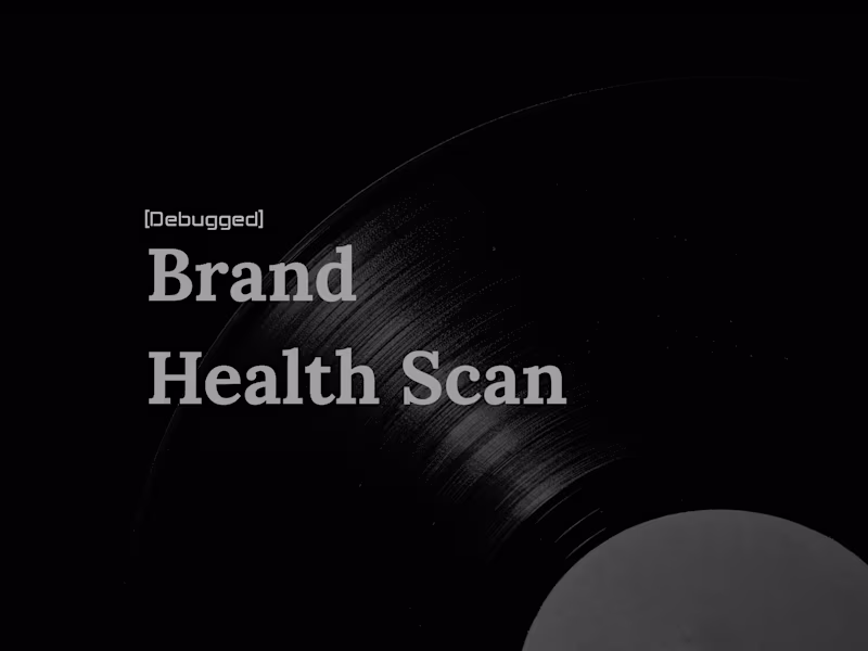 Cover image for Brand Health Scan