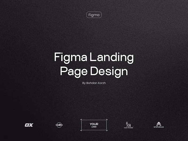 Cover image for Figma ♦︎ Landing Page Design 