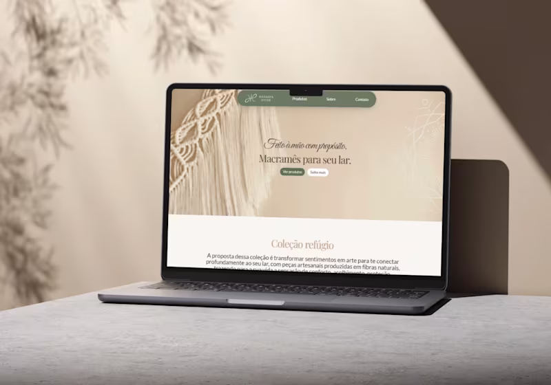 Cover image for He Macramê Portfolio Website