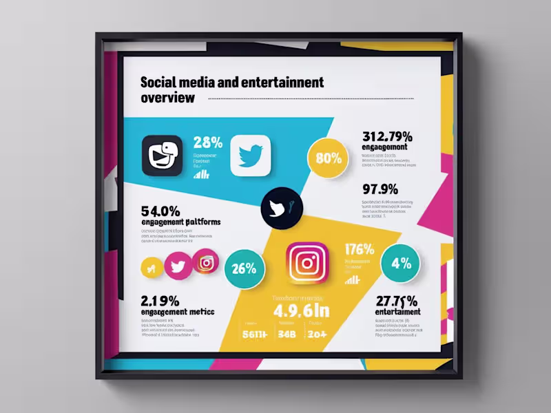 Cover image for Social Media and Entertainment Overview Dashboard