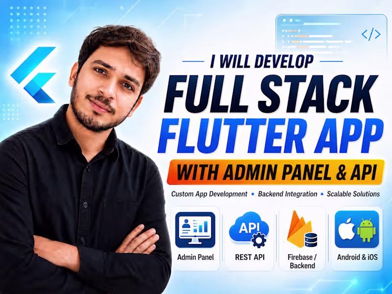 Cover image for Full Stack Flutter App Development