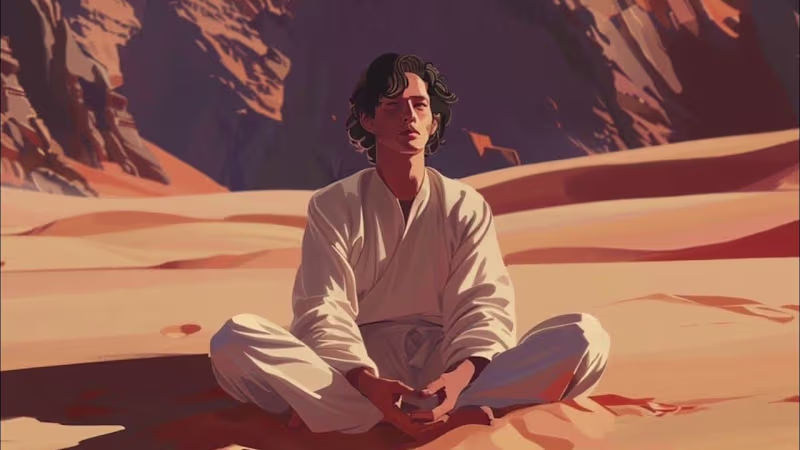Cover image for An artistic YouTube video summarising the book series Dune