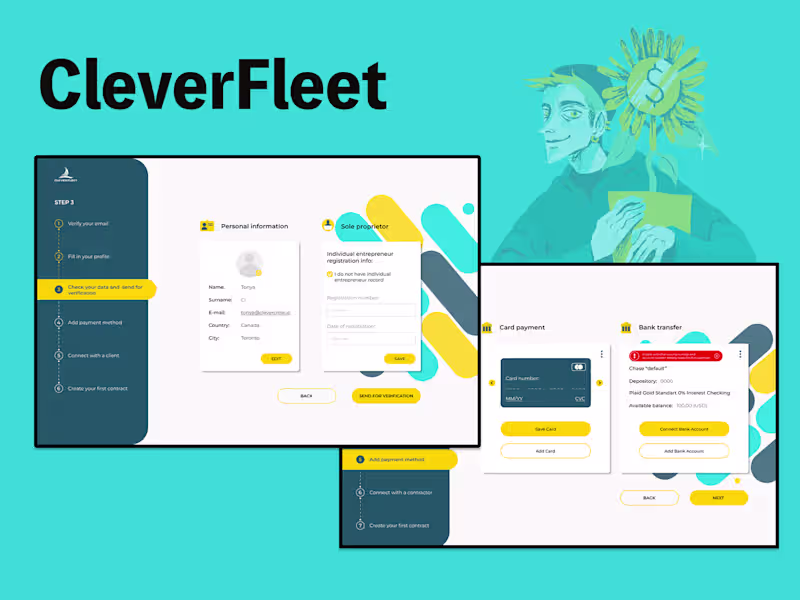 Cover image for CleverFleet - Fintech SaaS Platform for Global Payroll | CTO. 