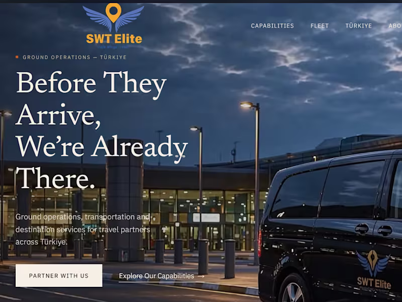 Cover image for SWT Elite: Corporate Tourism Website