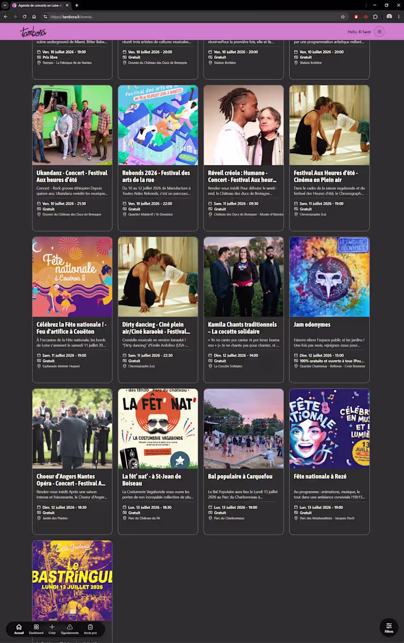 Cover image for Tamborá is a web platform