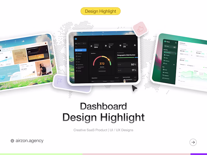 Cover image for SaaS Dashboard UI/UX Design Project