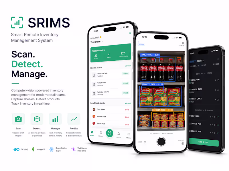 Cover image for SRIMS - Smart Remote Inventory Management System