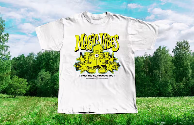 Cover image for MAGIC VIBES - T-SHIRT DESIGN & CHARACTER DESIGN
