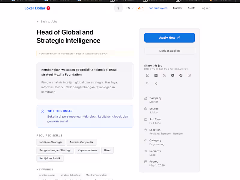 Cover image for lokerdollar.com (http://lokerdollar.com) — Remote Job