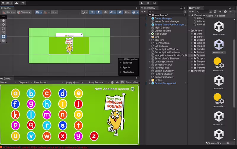 Cover image for I recently fix bugs in the educational alphabet sound app!