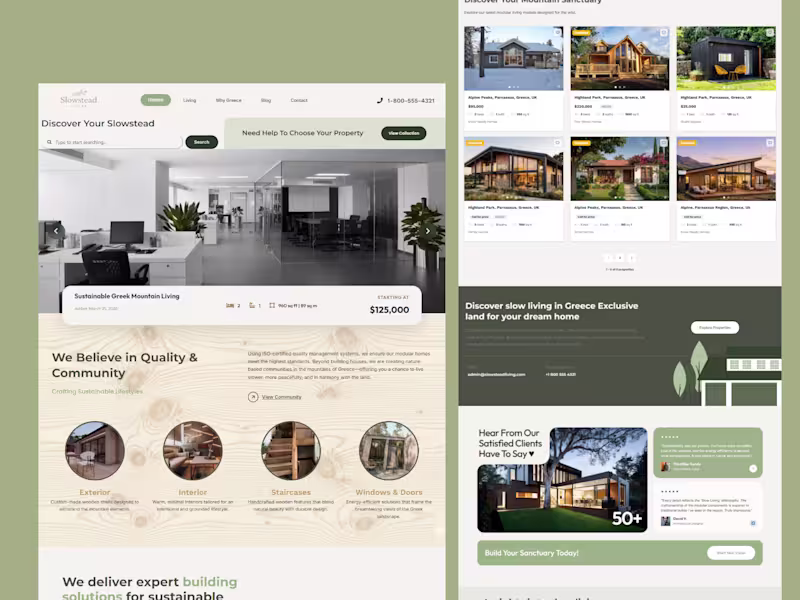 Cover image for Sustainable Mountain Living — Custom
