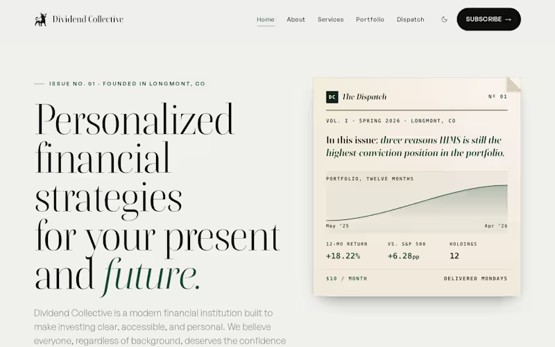 Cover image for The Dividend Collective