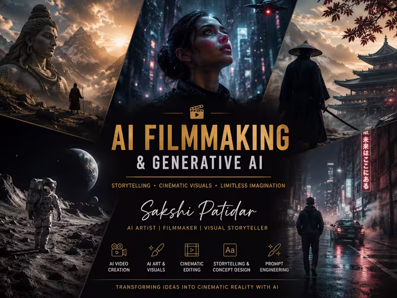 Cover image for AI Filmmaking & Generative AI Portfolio