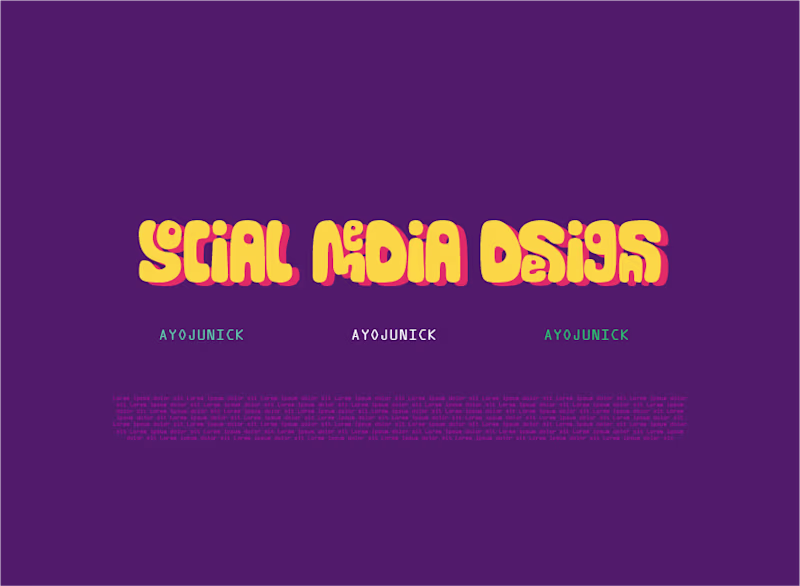 Cover image for Social Media Design - Ayojunick