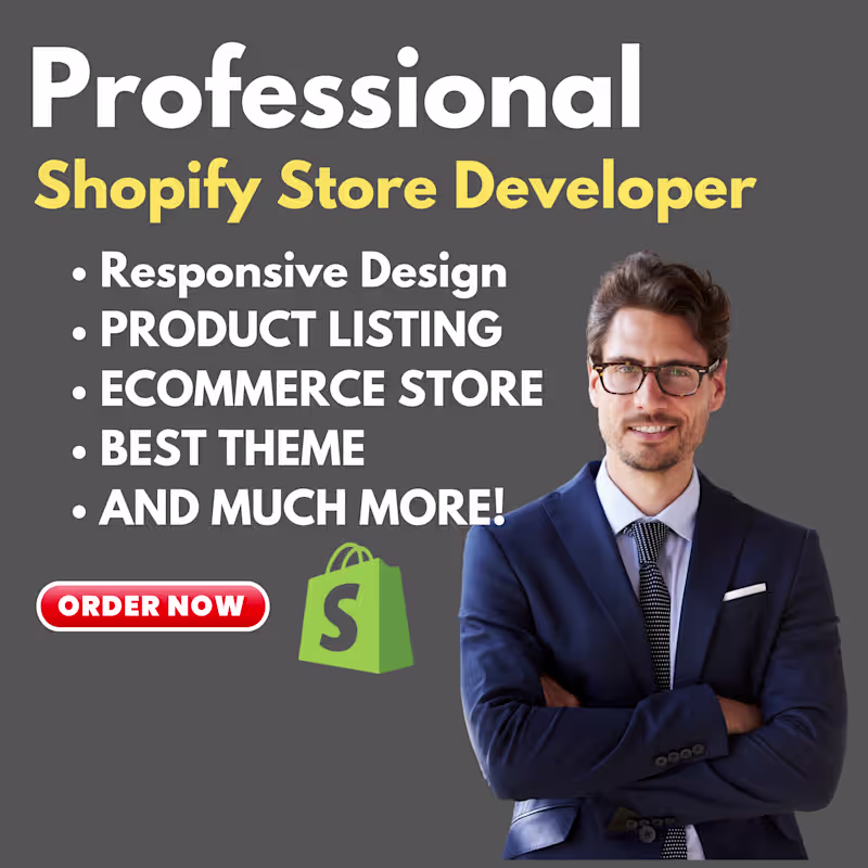 Cover image for Custom Shopify Website Design for Your Business