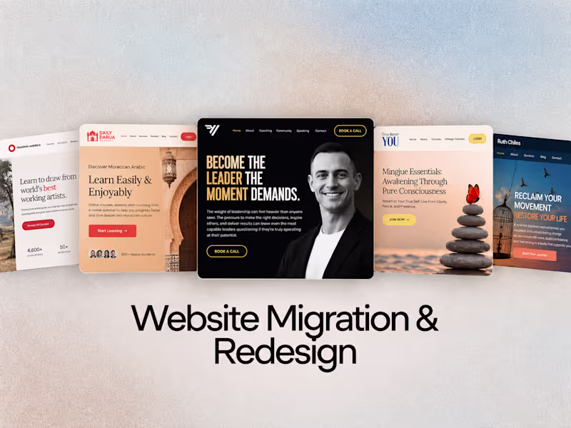 Cover image for Website Migration & Redesign 