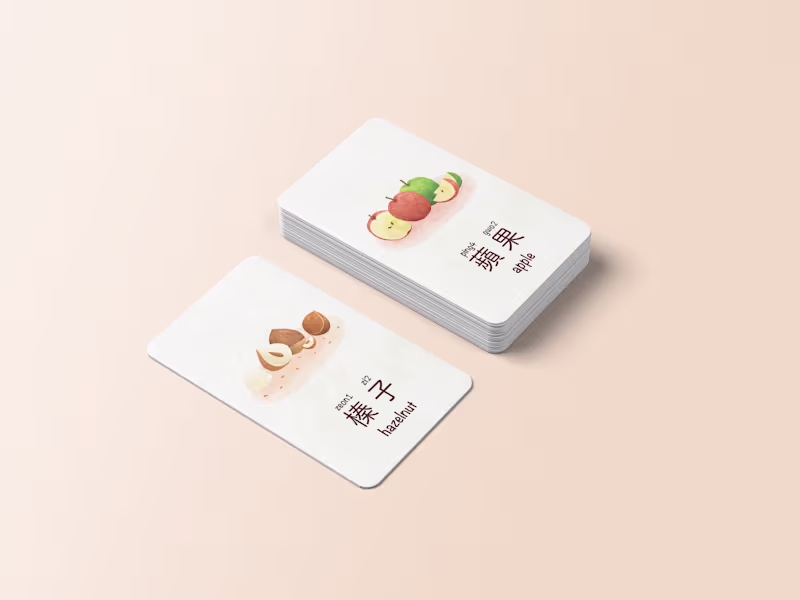 Cover image for Food Flashcards|Cantonese and English Literacy Learning