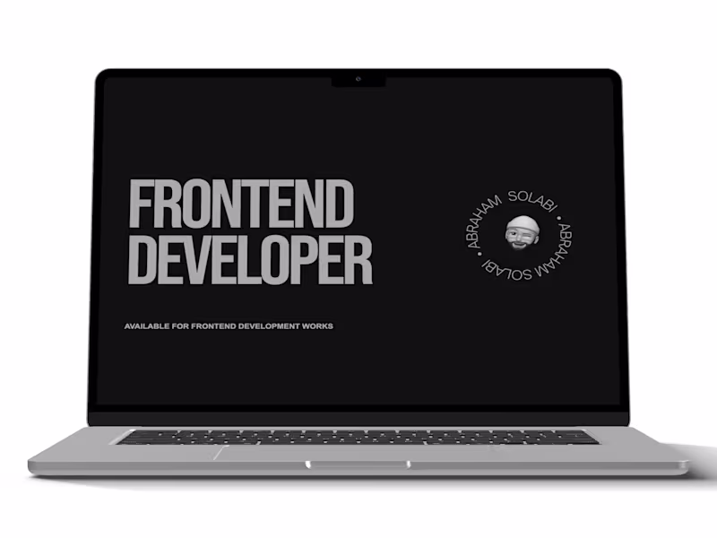 Cover image for My Portfolio Website