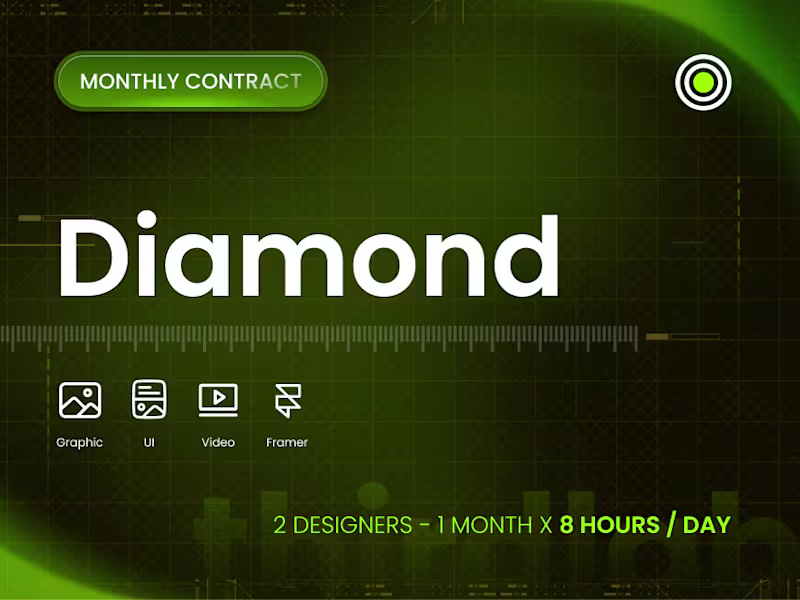 Cover image for Diamond - Unlimited Monthly Service