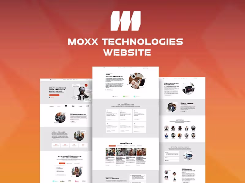 Cover image for Moxx Business Platform - MERN & CMS Web App