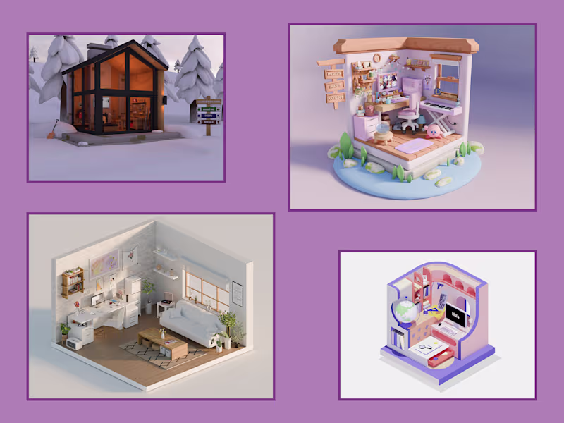 Cover image for 3D Portfolio Website with Three.js and Blender