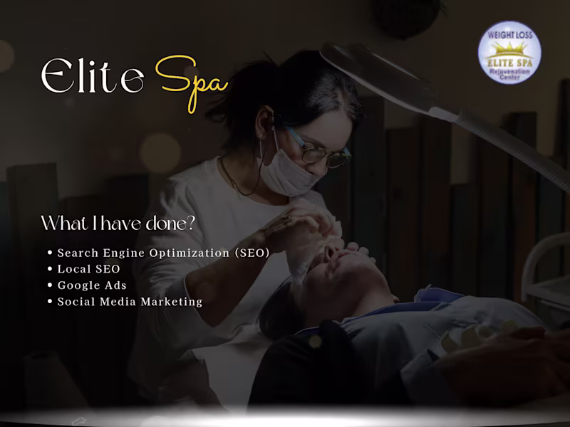 Cover image for SEO, Social Media & Google Ads: https://elite-spa.com/