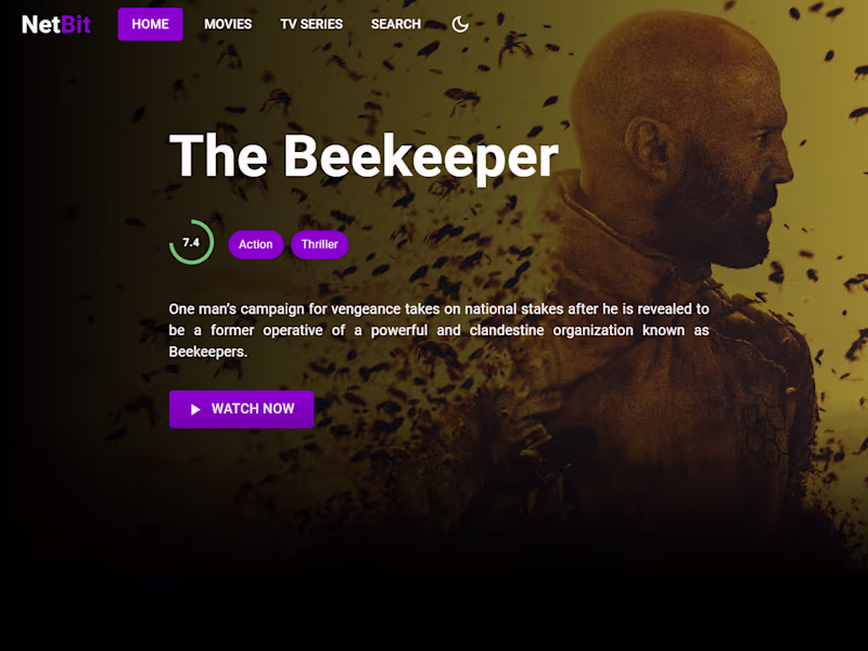 Cover image for Netbit Movies App