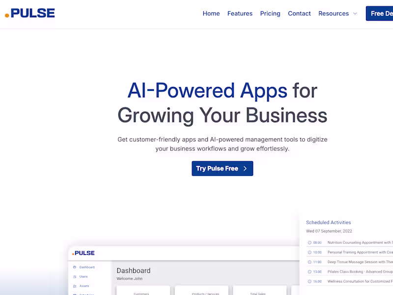 Cover image for Pulse — AI-Powered SaaS Landing Pages