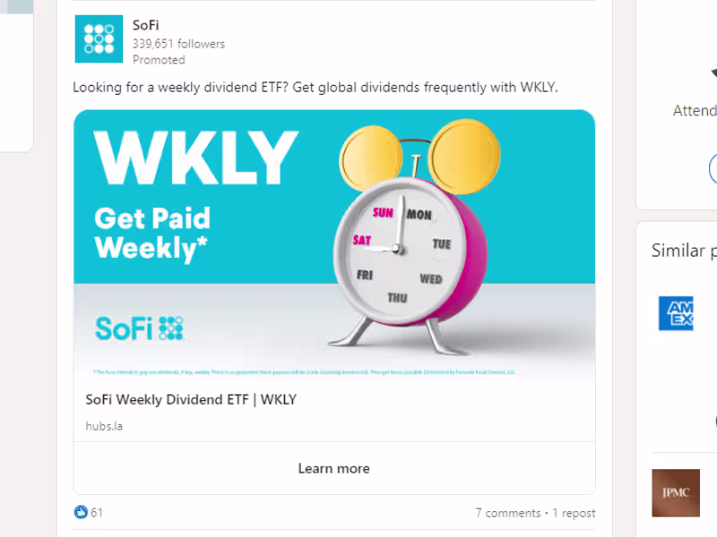 Cover image for SoFi ETFs - $60,000/month in Google Ads, LinkedIn Ads & More.
