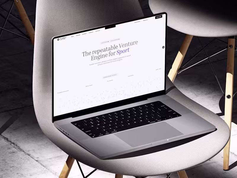 Cover image for Huddler.io — Venture Studio Brand & Website System