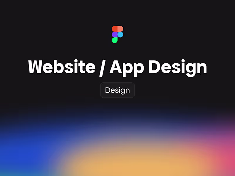 Cover image for Website / App Design