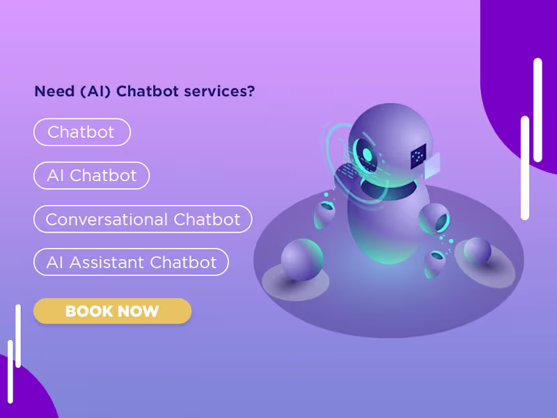Cover image for Chatbot | AI Chatbot | Conversational Chatbot | AI Assistant Cha
