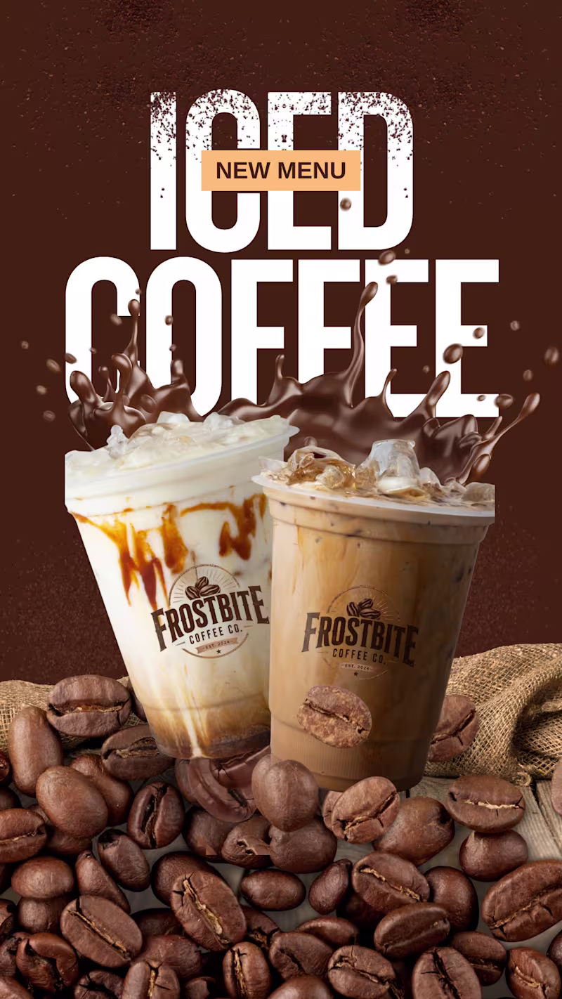 Cover image for Designed a premium iced coffee