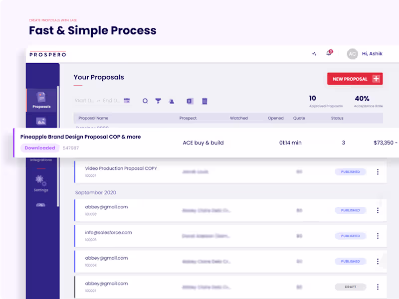 Cover image for Prospero UX Redesign for Enhanced User Experience