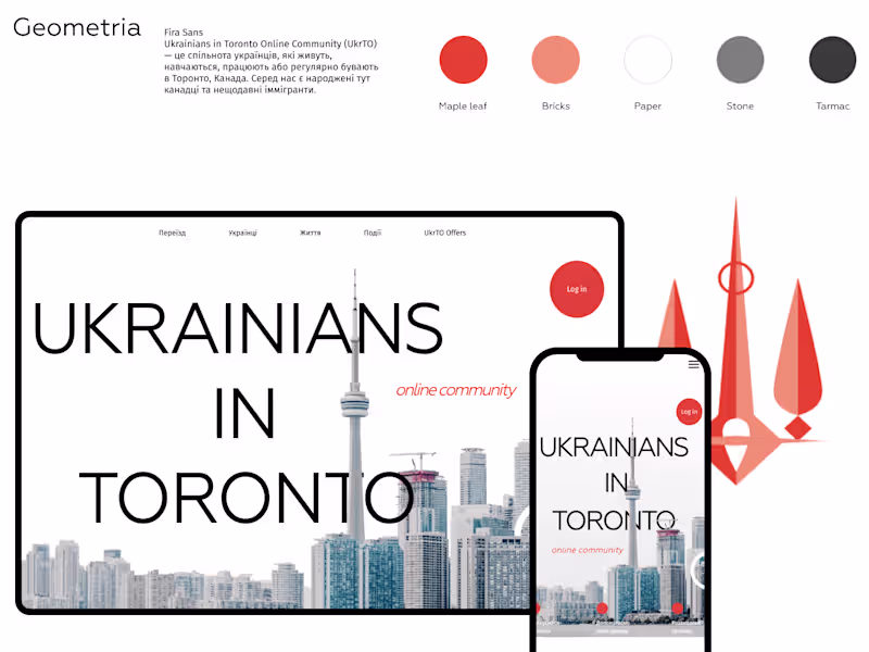 Cover image for Online community for Ukrainians in Toronto